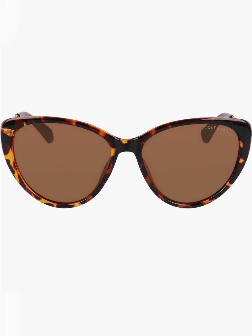 NWT Cole Haan Women’s Tortoise Polarized Cat Eye Sunglasses Brown 54mm